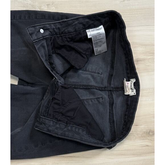 L’Agence Margot Skinny Jeans Dark Graphite Black Grey Stretch $270 Size 30 x26L - Picture 7 of 16